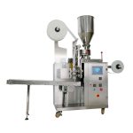 Filter paper tea bag packaging machine with string and tag