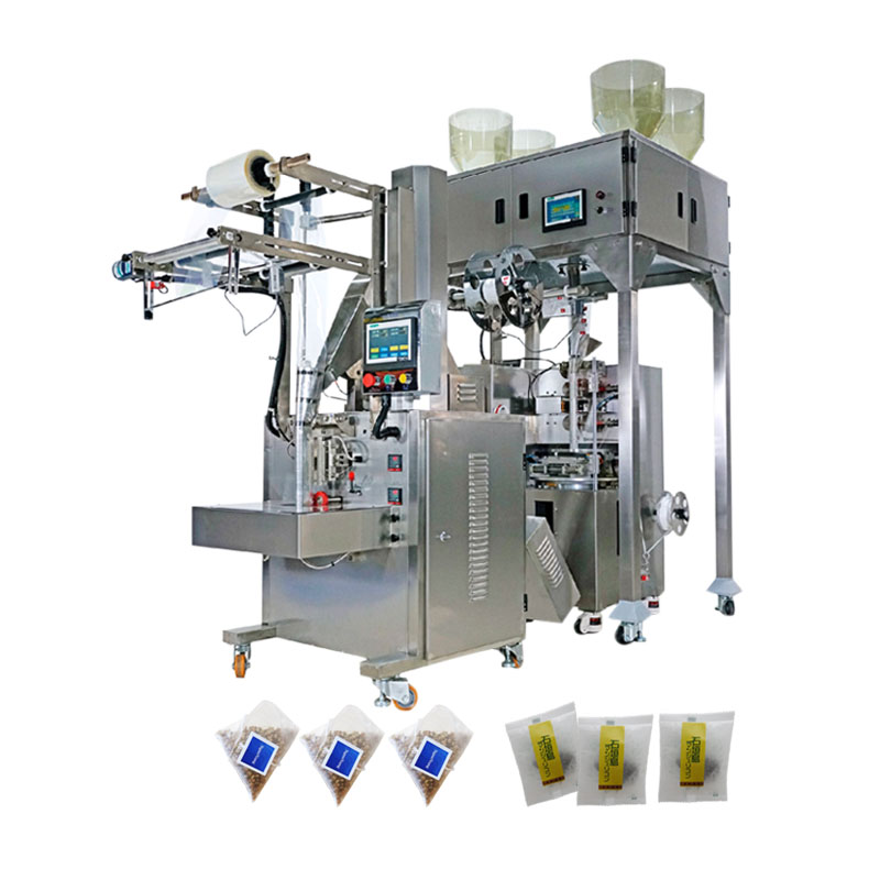 Pyramid Tea Bag Packaging Machine with Outer Envelope