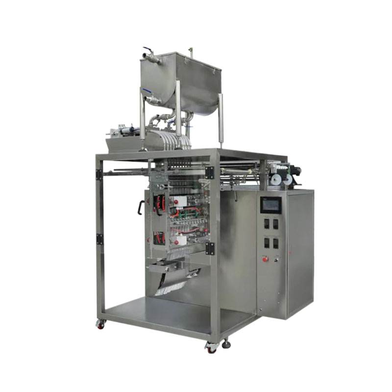 Multi-lanes Liquid Paste Packaing Machine 4 Side Sealed Sachet