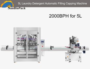 5L Laundry Detergent Automatic Filling Capping Machine Production Line - Filling Capping Machine Production Line - 1