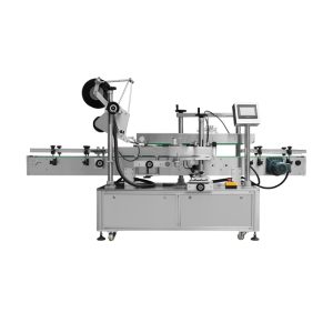 Fully automatic side and top labeling machine